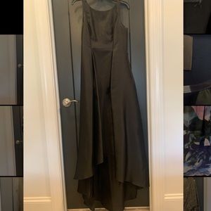 Stunning black formal high low gown